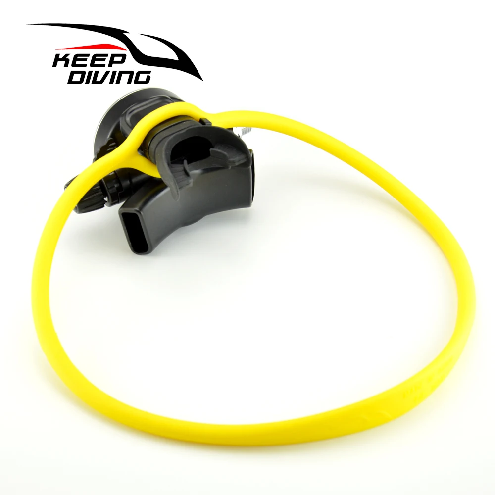 

76cm Scuba Diving Silicone Regulator Necklace Second Stage Mouthpiece Holder Regulator Accessories Gears Soft Durable Silicone