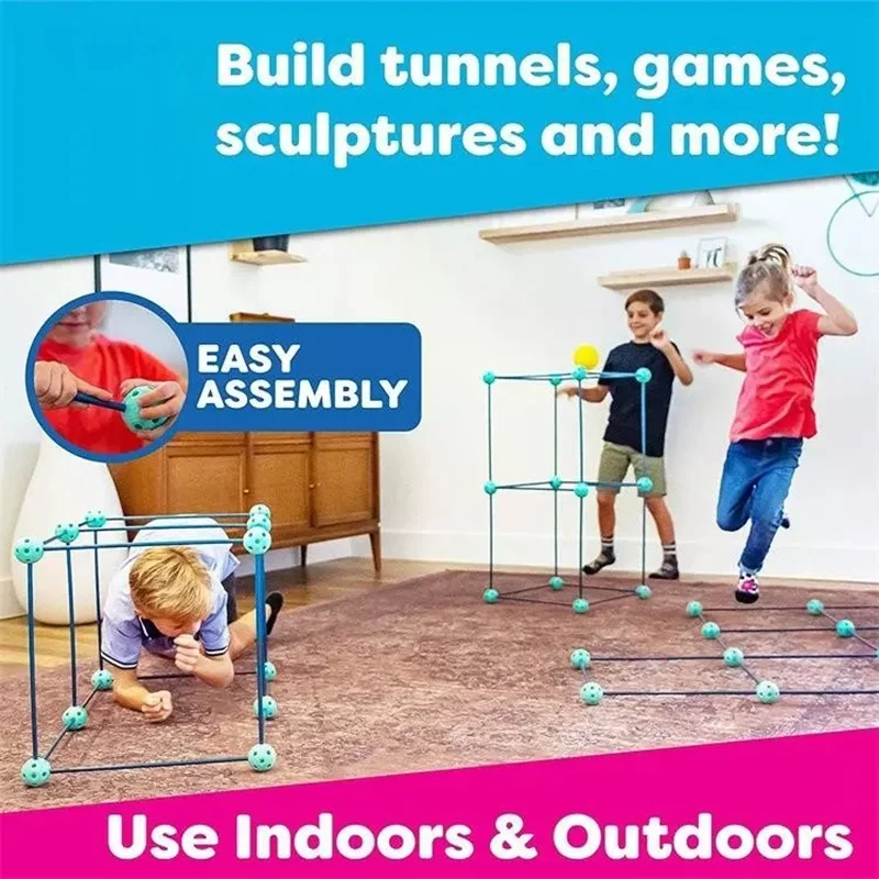 

Fort Building Kit For Kids DIY Construction Fort Building Kit Forts Builder Toy Blocks Bricks Gift For Boys And Girls Toys
