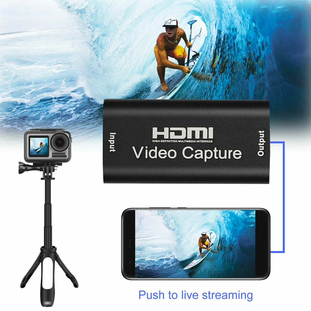 HDMI устройство видеозахвата HD 1080p 30 кадров в секунду видео запись диск рекордер
