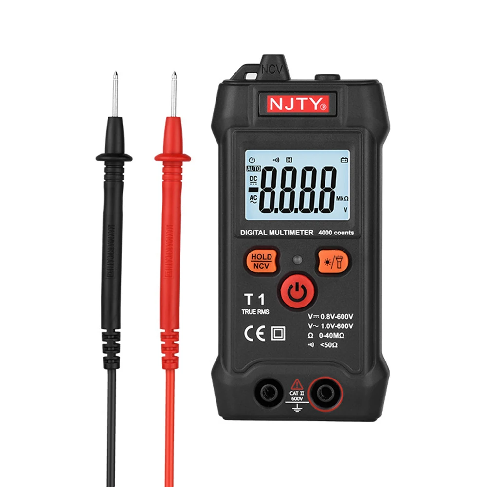 

Pocket Smart Mini Multimeter Automotive High Precision Digital AC DC Multimeter Mini Non-Contact Resistance Tester