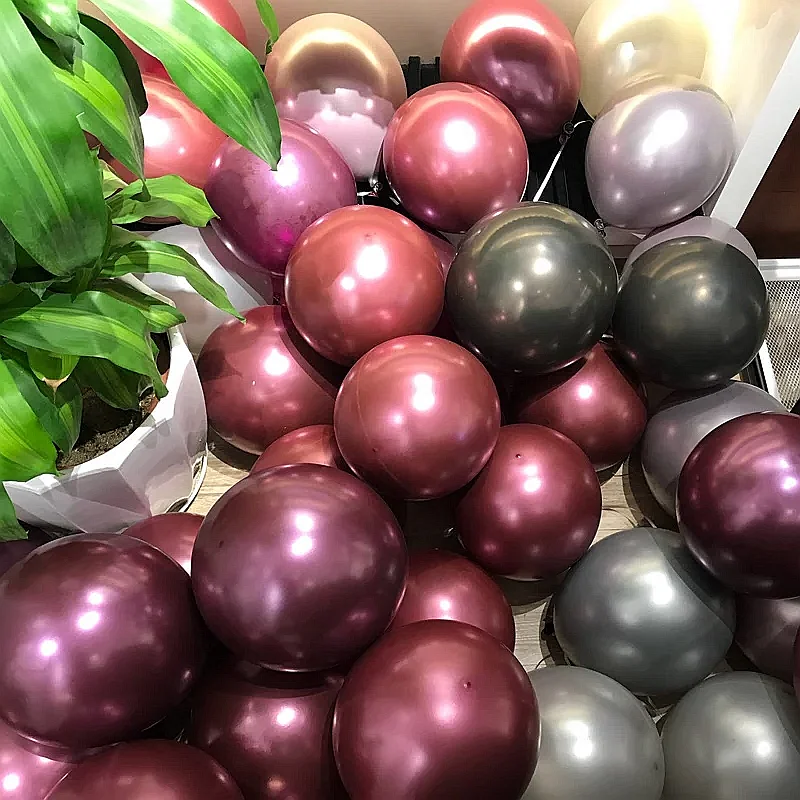 Цвет красного вина/Виноградный фиолетовый воздушные шары Globos 5/10/12/18 дюймов