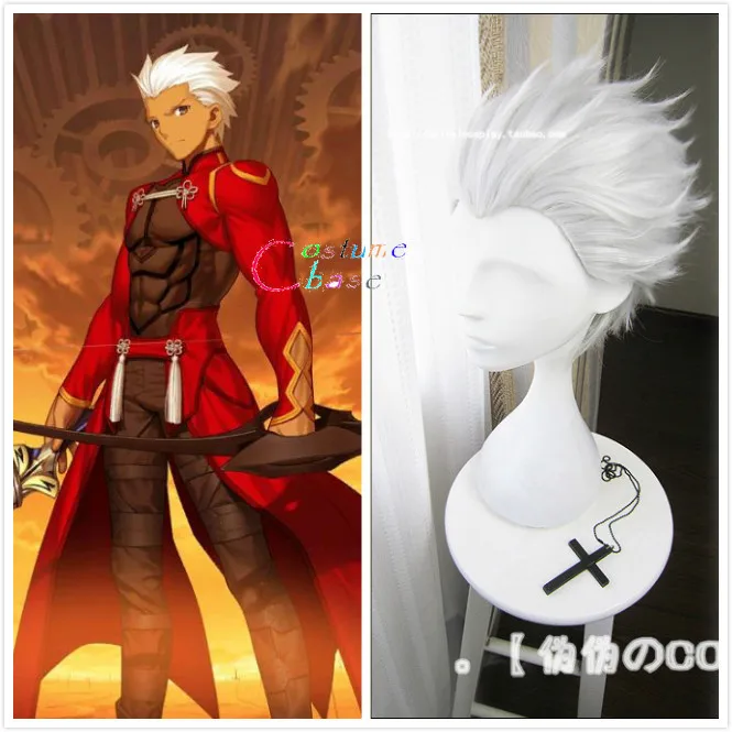 Fate GO экстра последний Encore EMIYA FGO Archer нет имени нарезаны назад серебристо серые