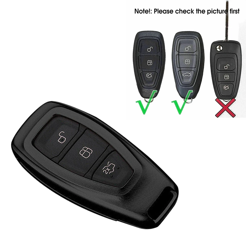Алюминиевый Чехол для ключа без Ford Focus Fiesta Kuga C Max Galaxy|Заготовки ключей| |