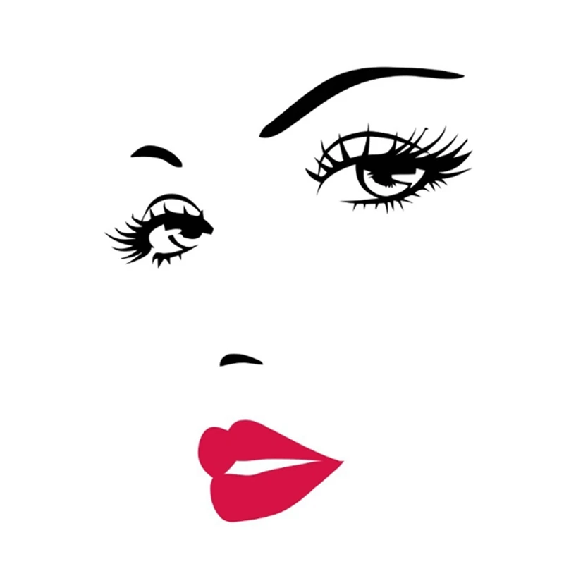 Большая сделка стикер на стену красивые красные губы рисунок винил украшение