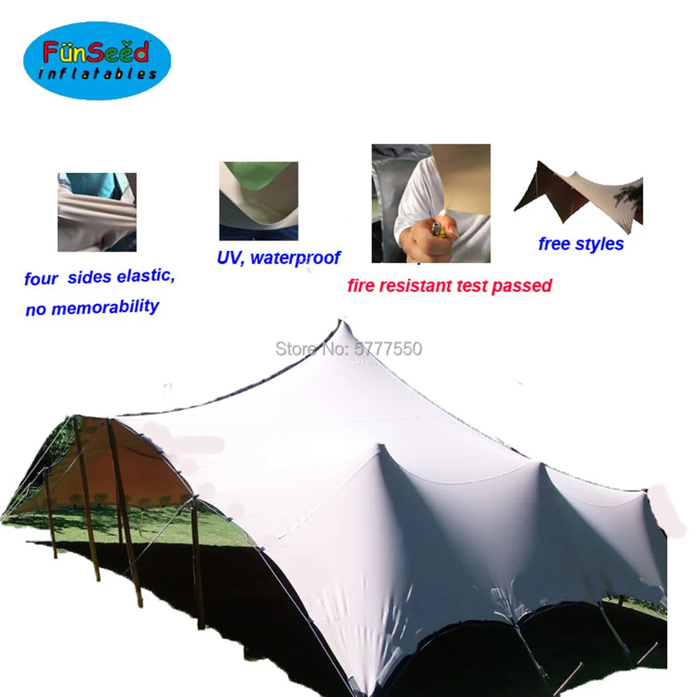 Палатка стрейчевая для наружного мероприятия вечевечерние водонепроницаемая с