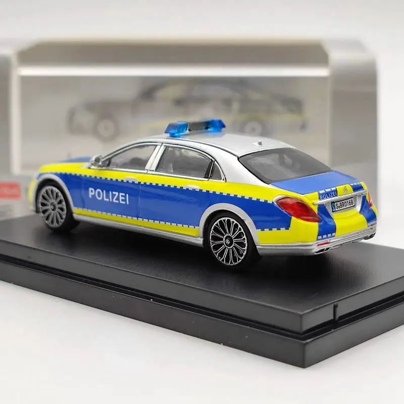 Master 1:64 для Maybach S-Class S600 Polizei литые модели подарки коллекционные игрушечные