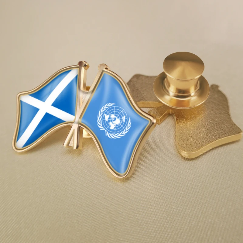 Шотландийская брошь в виде двух соединенных элементов | Украшения и аксессуары