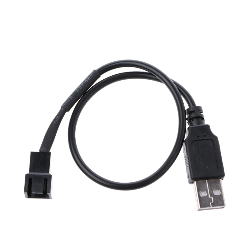 

2020 New USB 2.0 A Male To 3-Pin Male Connector Adapter Cable For 5V Computer PC Fan