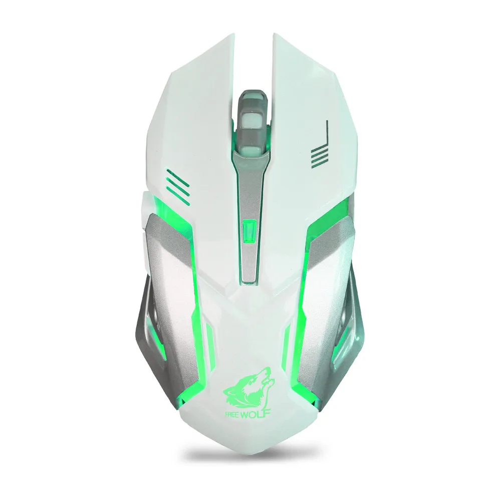 Mouse Rechargeable X7 Wireless Silent LED Backlit USB Ergonomic Notebook Gaming Mice Laptops Wired -L920 | Компьютеры и офис