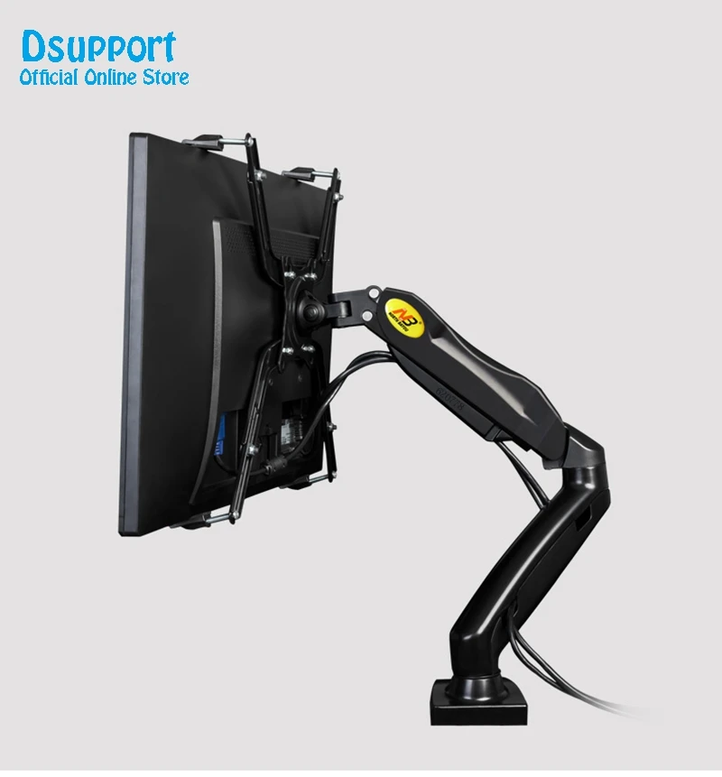 NB F80+ FP-1 расширение для No VESA отверстие 17-2" светодиодный рычаг-держатель монитора газовая пружина полное движение газ распорка крепление загрузка 2-6.5kgs