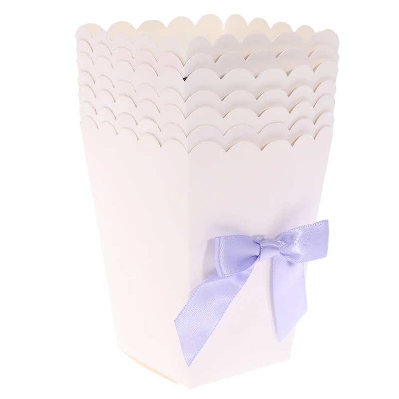 

12 искусственных бантов, коробка для попкорна, искусственные коробки, аксессуары для дня рождения