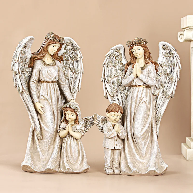 

European Style Literary Retro Home Decoration Creative Resin Craft Sculpture Statue Decoration