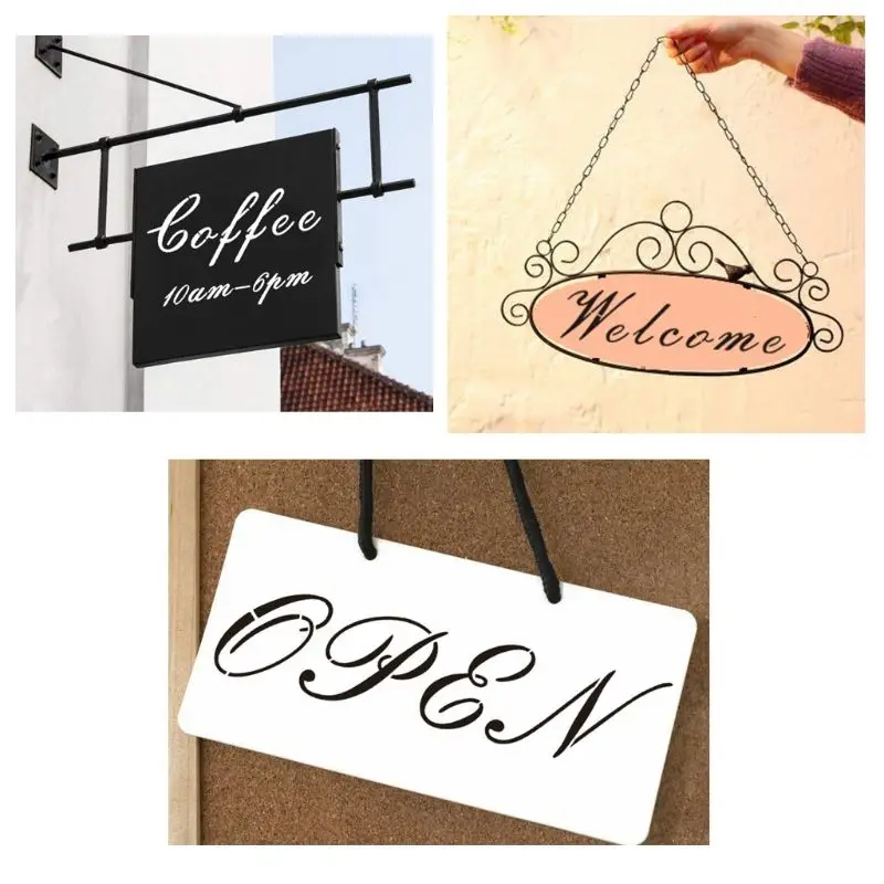 

32pcs/set Letter Number Symbol Layering Stencils Template Painting Scrapbooking