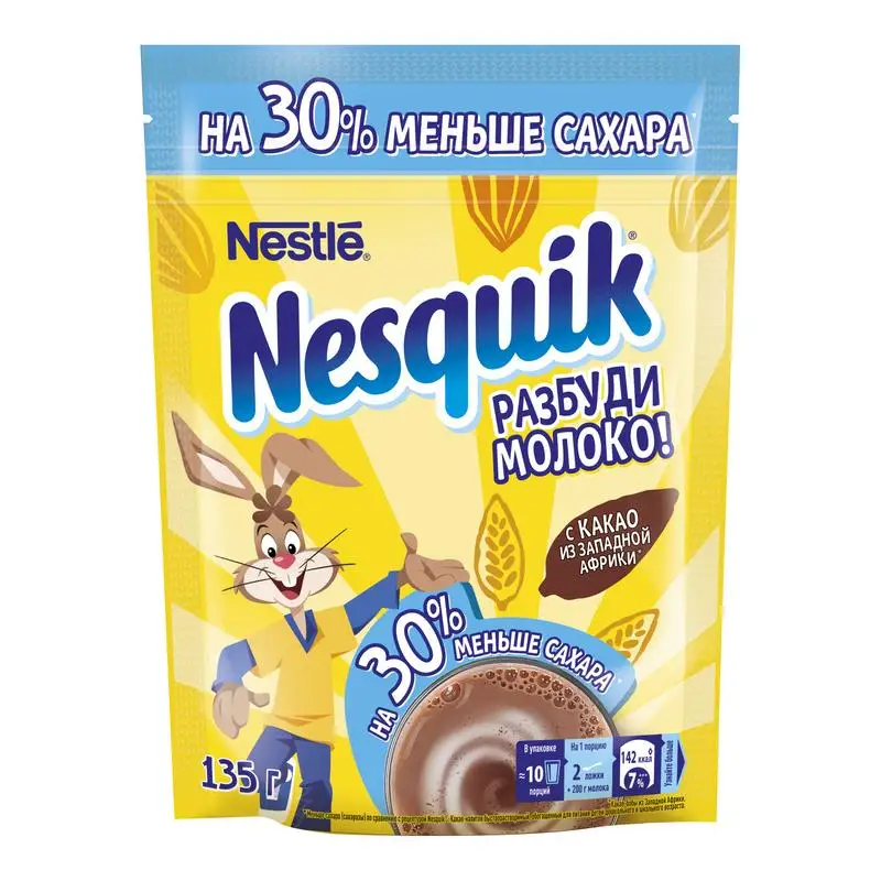Десертный напиток Nestle Nesquik 140 г | Продукты