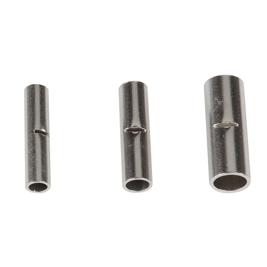 240 шт./лот 22 18 16 14 12 10 AWG Gauge неизолированные стыковые коннекторы неизолированный