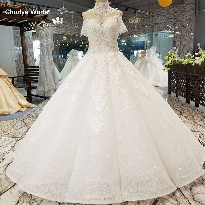 LS01773 1 бальное свадебное платье юбка в форме кривой с открытыми плечами милое