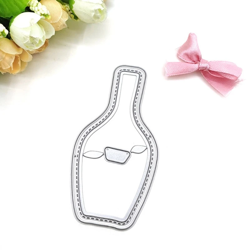 

Flower Vase Metal Cutting Dies Stencil Scrapbooking DIY Album Stamp Paper Card Embossing Decoration Craft