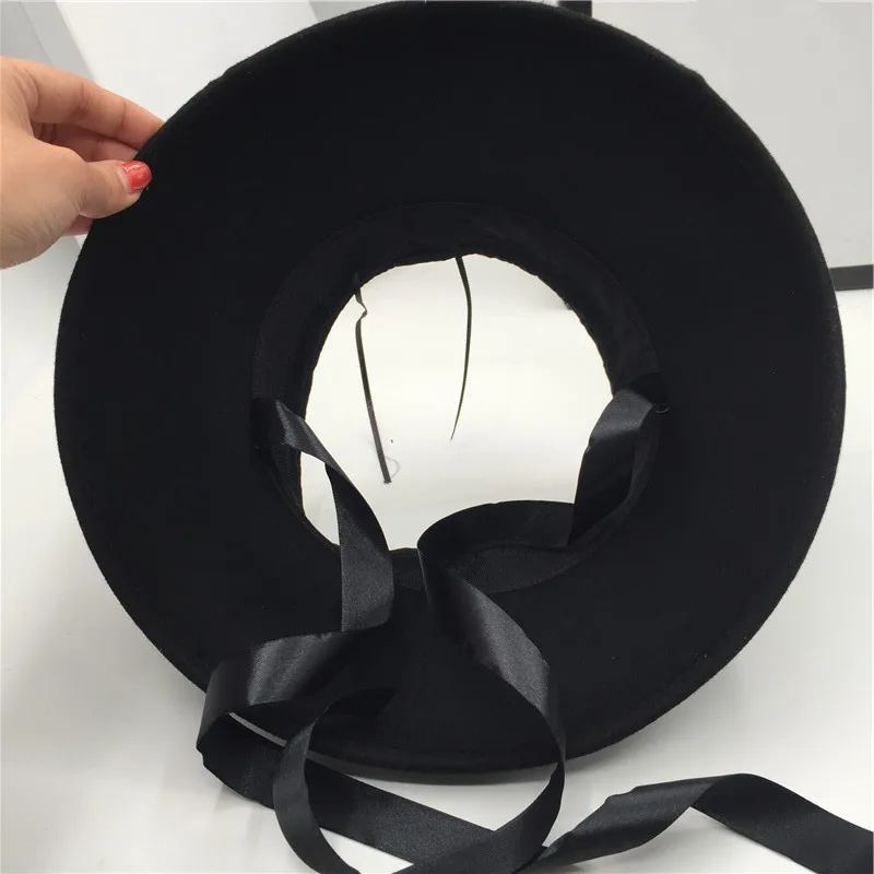 Шляпа из шерсти Хепберн ветер восстановление древних путей пустые баночки шляпа