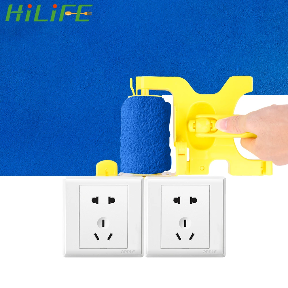 

HILIFE для домашних настенных потолков кисть для краски роликовая щетка для очистки красок Edger роликовые настенные декоративные ручные инстру...