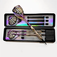professional electronic soft tip darts 18g darts with aluminum alloy shaft purple color