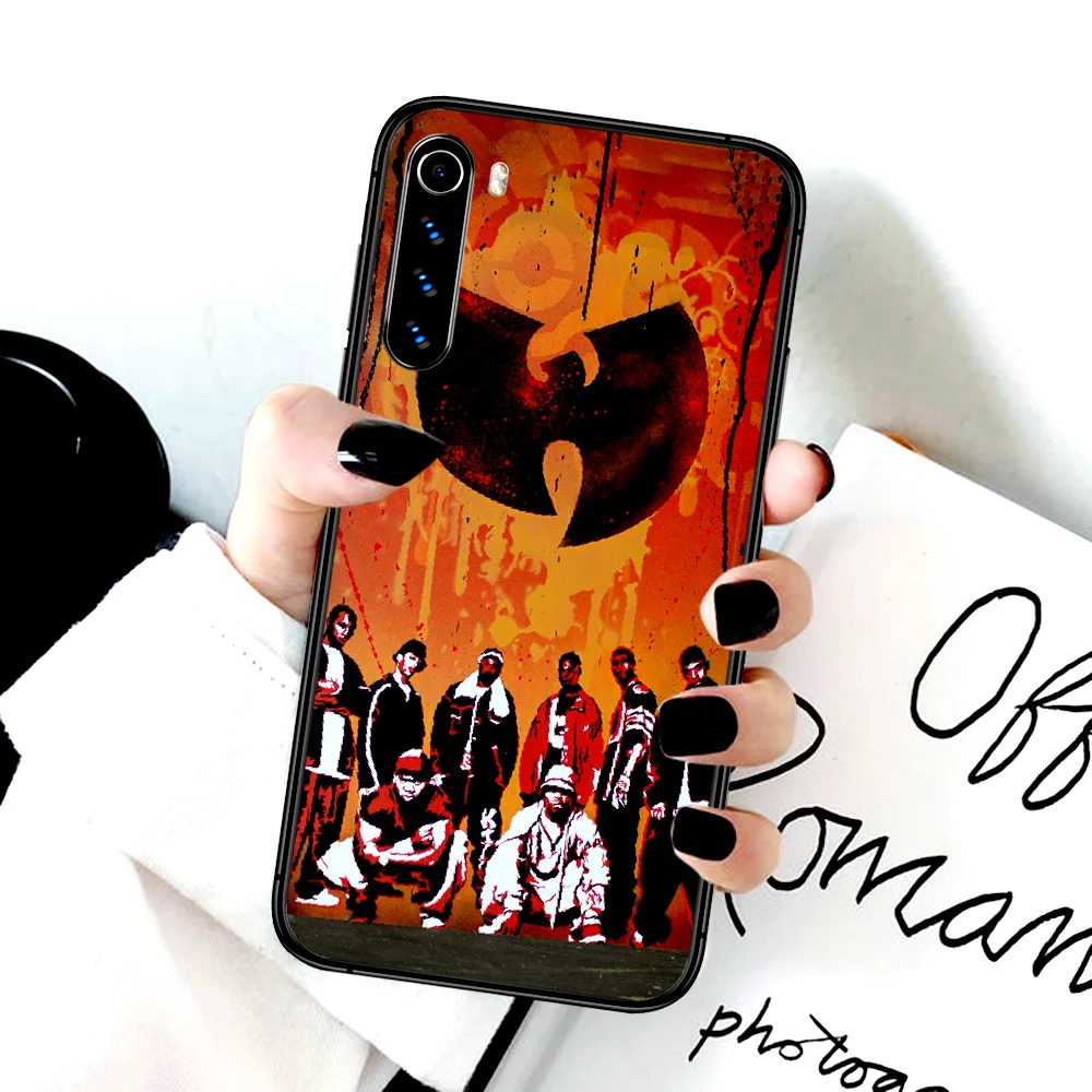 

WU-TANG CLAN Hip Hop Band Phone Case For Xiaomi Redmi Note 7 8 8T 9 9S 4X 7 7A 9A K30 Pro Ultra black Coque Silicone Waterproof