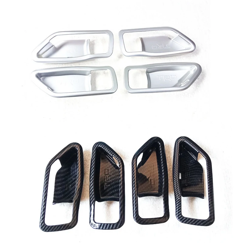 Стайлинг автомобиля интерьерная дверная ручка крышка рамы отделка 4 шт. ABS