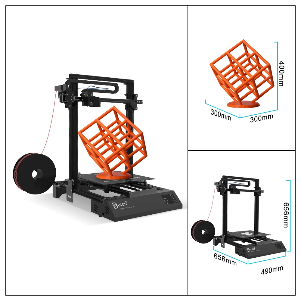 BIQU гром FDM 3d принтер комплект с Облачное приложение автоматическое отключение