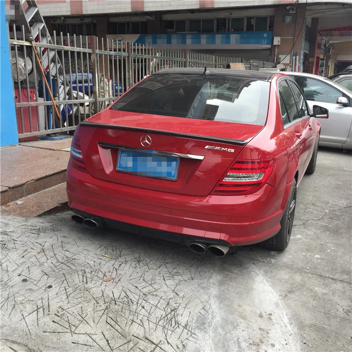 Спойлер для Benz W204 автомобильный спойлер из углеродного волокна заднего крыла C180
