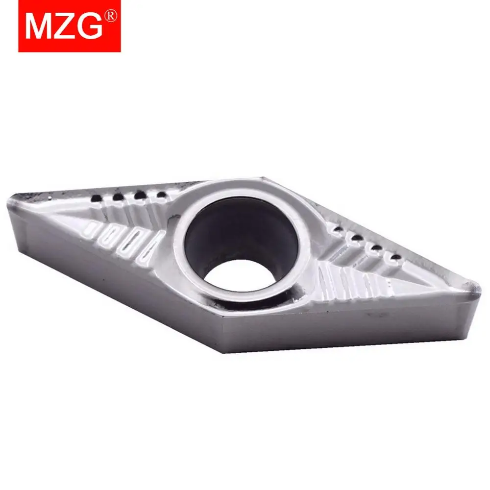 MZG 10 шт. VBGT 1103 1604 02 04 08 ZK01 CNC плазменный резак Медь Алюминий полу финишной обработки
