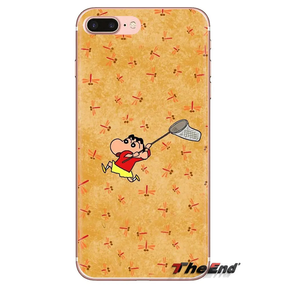 Для Xiaomi Redmi 4A S2 Note 3 3S 4 4X5 6plus 7 6A Pro Pocophone F1 с изображением Crayon Shin-Chan Арт Мягкие