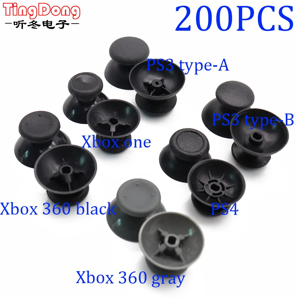 200 шт. 3D Аналоговый джойстик модуль Грибная крышка для Sony PS4 Playstation 4 PS3 Xbox one 360