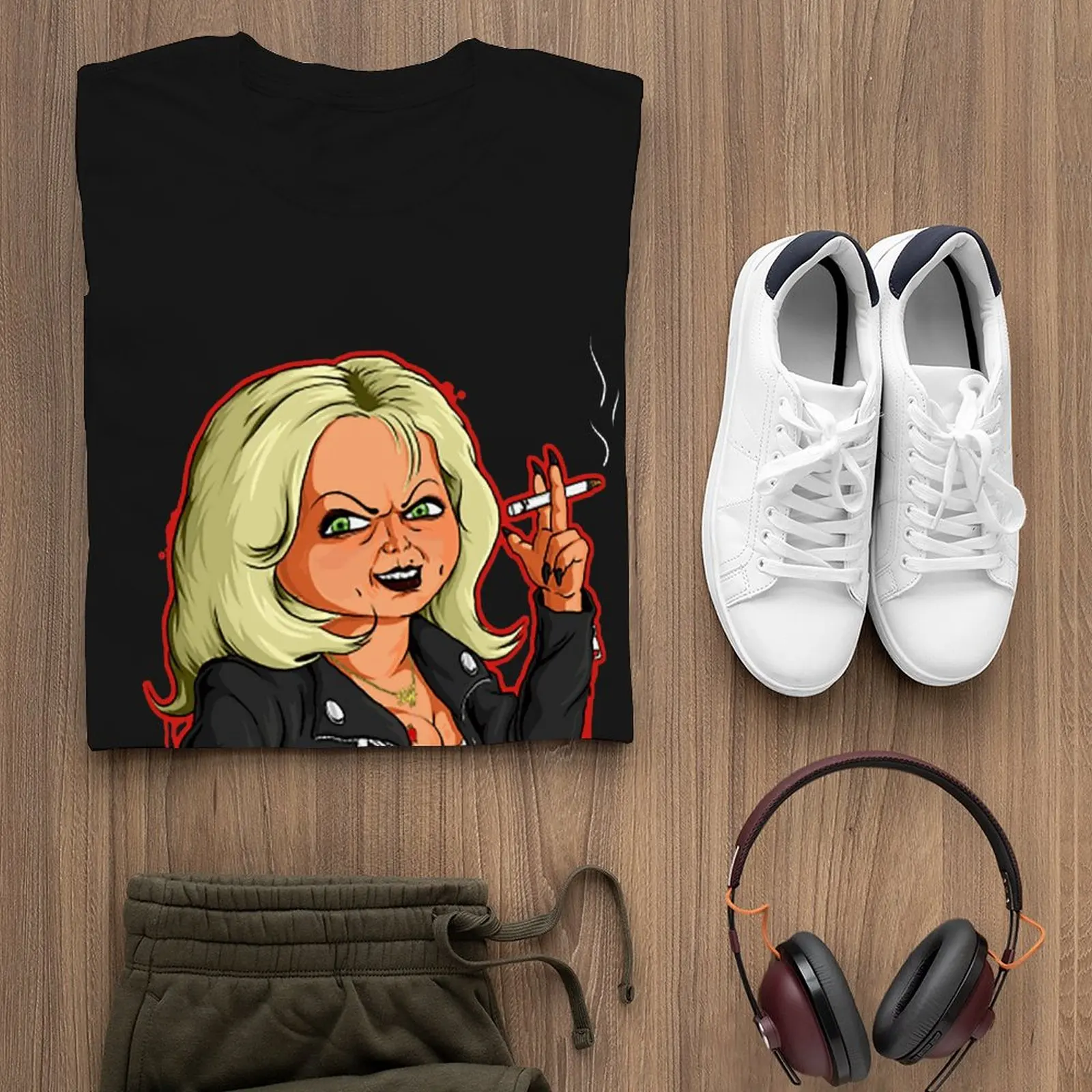 Мужская футболка из 100 хлопка с коротким рукавом и принтом |