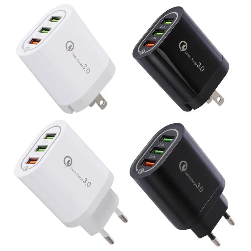 Адаптер с вилкой Стандарта ЕС и США 5V2.4A настенное USB зарядное устройство для Samsung