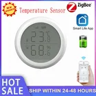 Датчик температуры и влажности Tuya ZigBee для умного дома с ЖК-экраном и пультом дистанционного управления