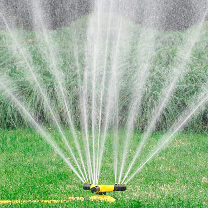 

360 Degree Automatic Water Sprinkler Gargen Lawn Irrigation Head Adjustable Spray Nozzle ABS Agriculture Garden Supply