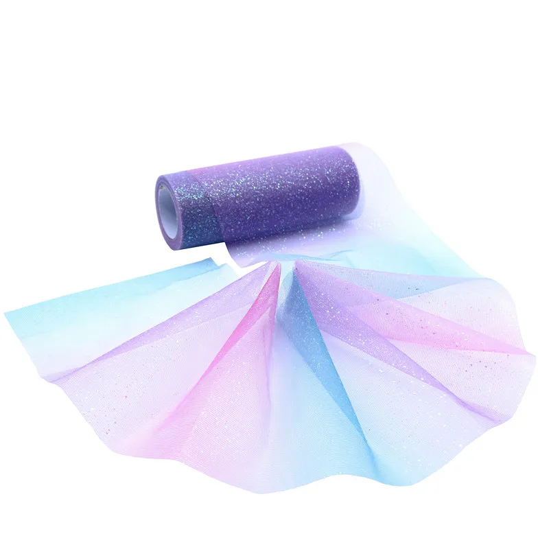 Радужные Блестки 10 ярдов Тюлевая ткань сделай сам юбка пачка для будущей мамы