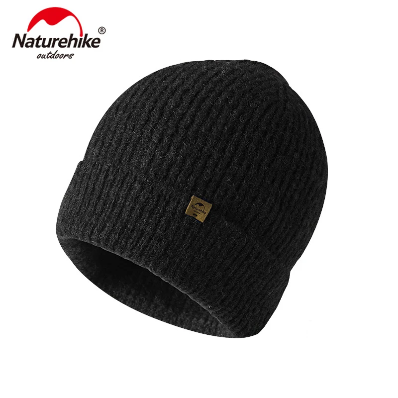 Шапка Naturehike вязаная шерстяная для мужчин и женщин модная теплая уличная шапка