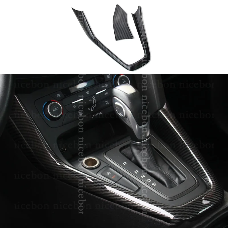 Fit ForFord Focus RS ST MK3 2015 + up углеродное волокно цвет переключения передач внешняя