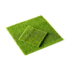 Искусственный Зеленый лужайка 30x30 см миниатюрное украшение для