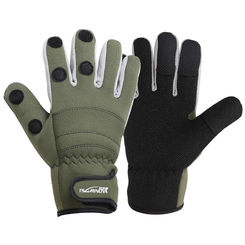 Trulinoya Водонепроницаемая Изоляция дышащие полностью три пальца удобные Pesca Спорт