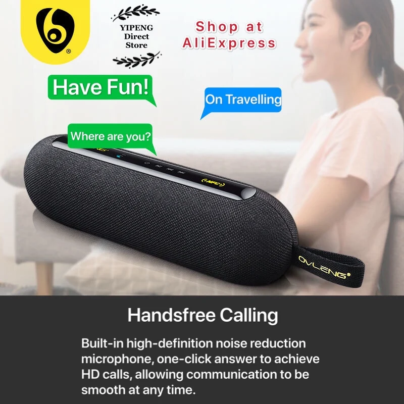 OVLENG Y9 портативный Bluetooth 4 1 динамик беспроводной звуковая система 10 Вт стерео
