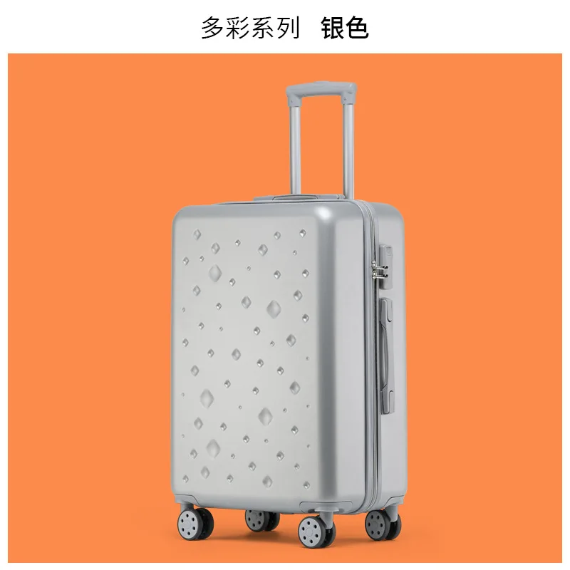 

New small fresh suitcase universal wheel luggage case female suitcase male password box boarding box students large capacity