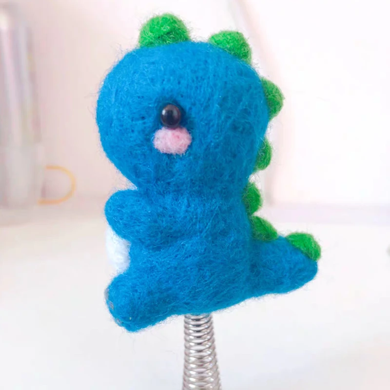 Шерсть фетр ручной работы животных милый динозавр наборы для поделок игла