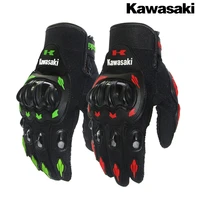 kawasaki outdoor full finger cross country motorcycle safety protection cyling glove motorcycle competition protective equipment