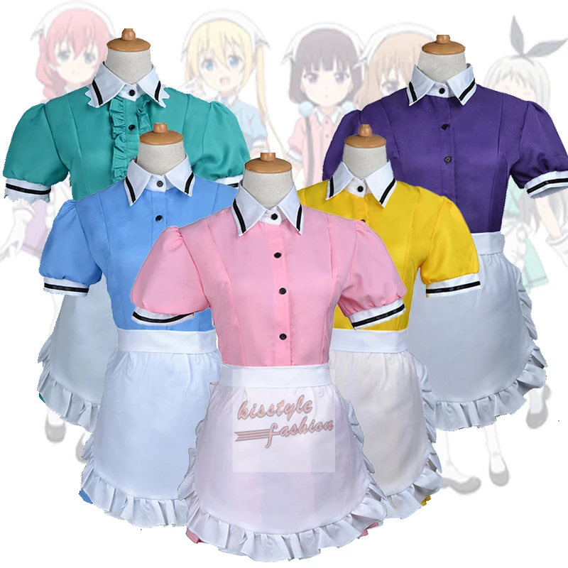 

Женский костюм горничной микс с S Maika Sakuranomiya Kaho Hinata Mafuyu Hoshikawa Миу Амано хиджей канзаки, Женский костюм для косплея