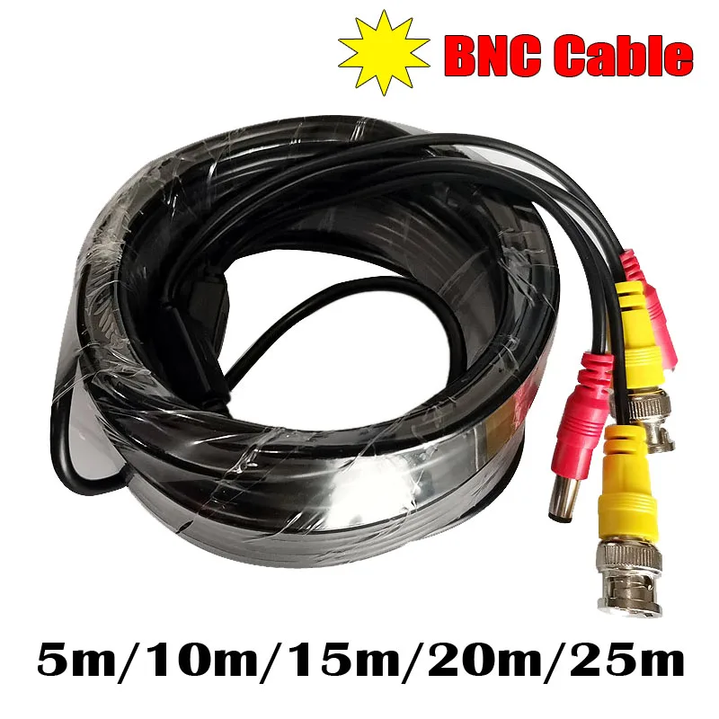 5 м/10 м/15 м/20 м/30 м BNC Кабель питания видеонаблюдения видео BNC+ кабель пост. Тока с разъемом CCTV видео выход кабель для автомобиля Грузовик Автобус парковка дома CCTV Cam