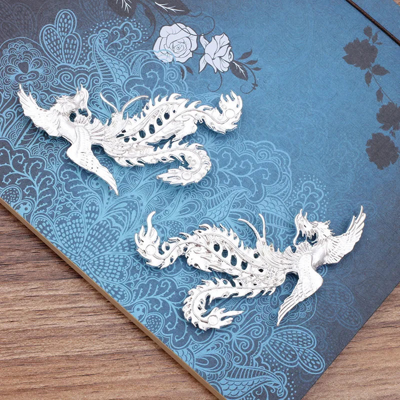 Металлический сплав с золотым и серебряным покрытием коннекторы Феникс Подвески