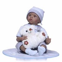 22 black african american reborn baby boy doll ethnic biracial newborn toddler baby doll toy kids toys for girls