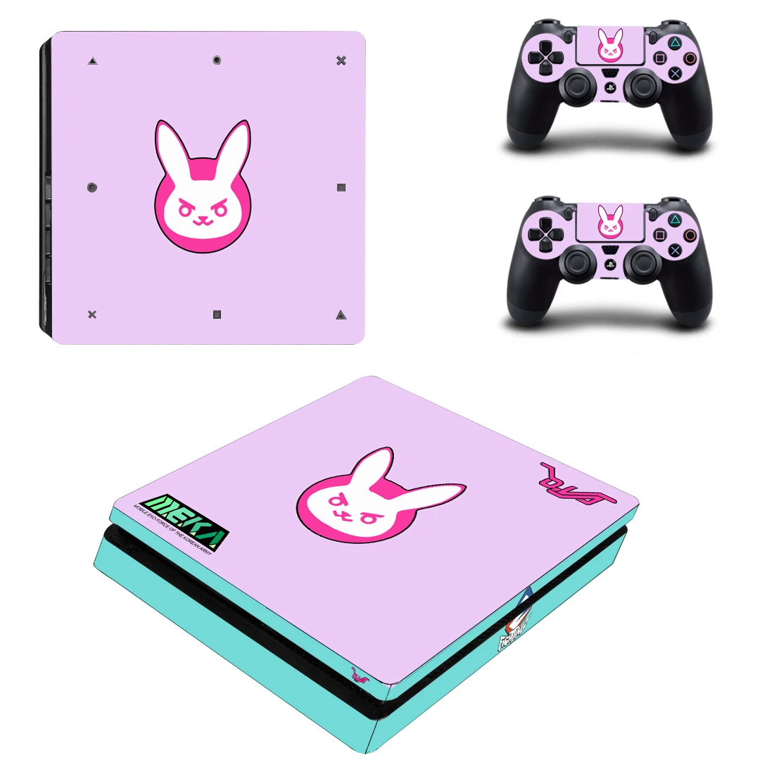 Новинка Виниловая наклейка для консоли PS4 Overwatch DVA на консоль и контроллеры