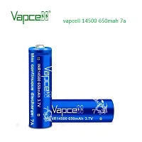Vapcell 14500 Оригинальная батарея 1000 мАч 3A Мини литиевая батарея 3,7 в PK 14500p для фонарика